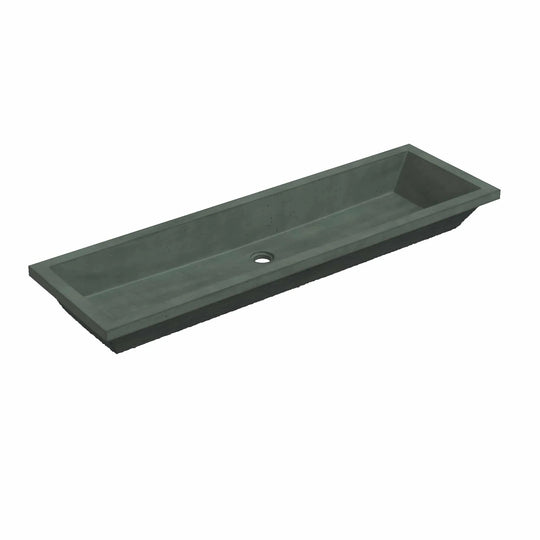 Arcata Nativestone Concrete Undermount Trough Bathroom Sink