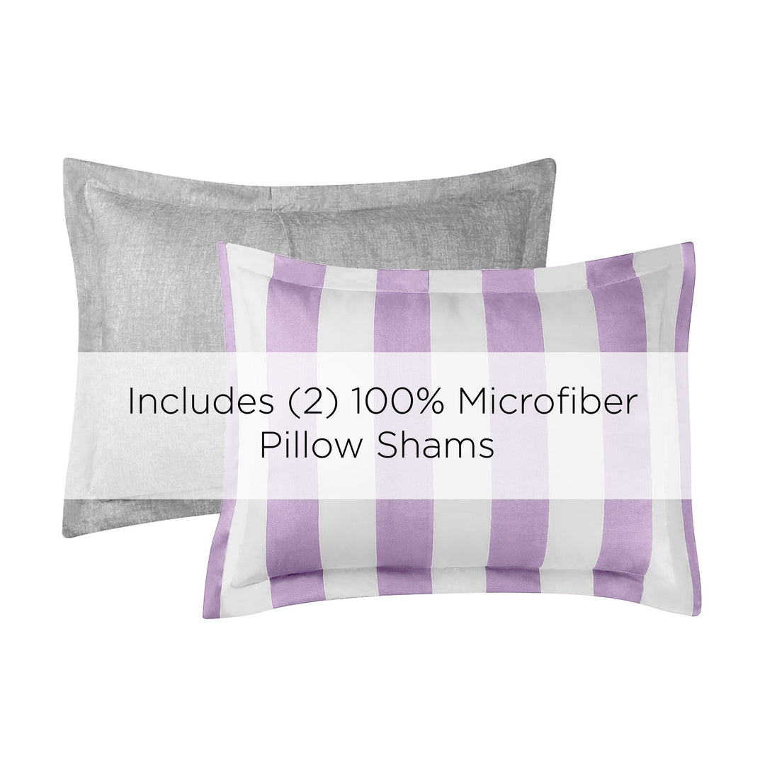 Juicy Reversible Cabana Stripe Bedding Set