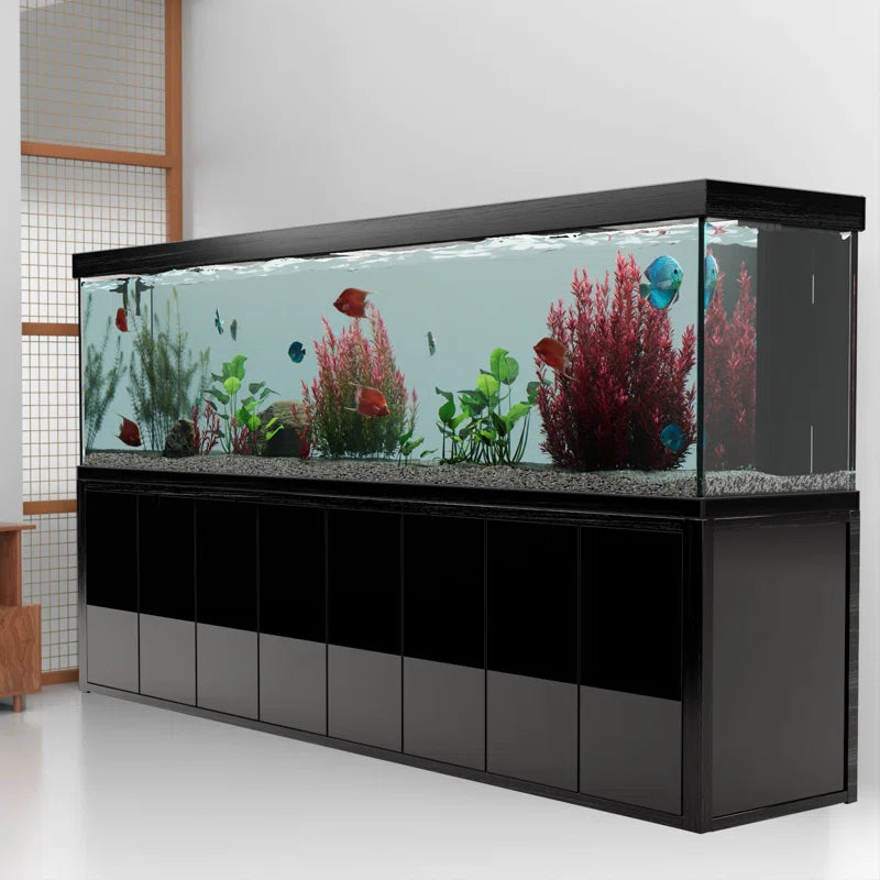 600 Gallon Tempered Glass Aquarium Black