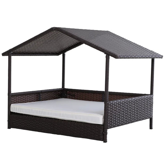 Lininger Wicker Dog House