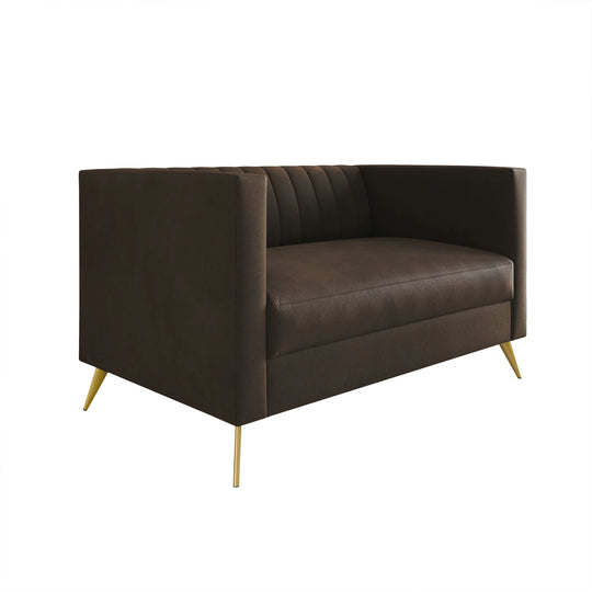 Clayfell Weiss Velvet Square Arm Chair/ Loveseat/ Sofa