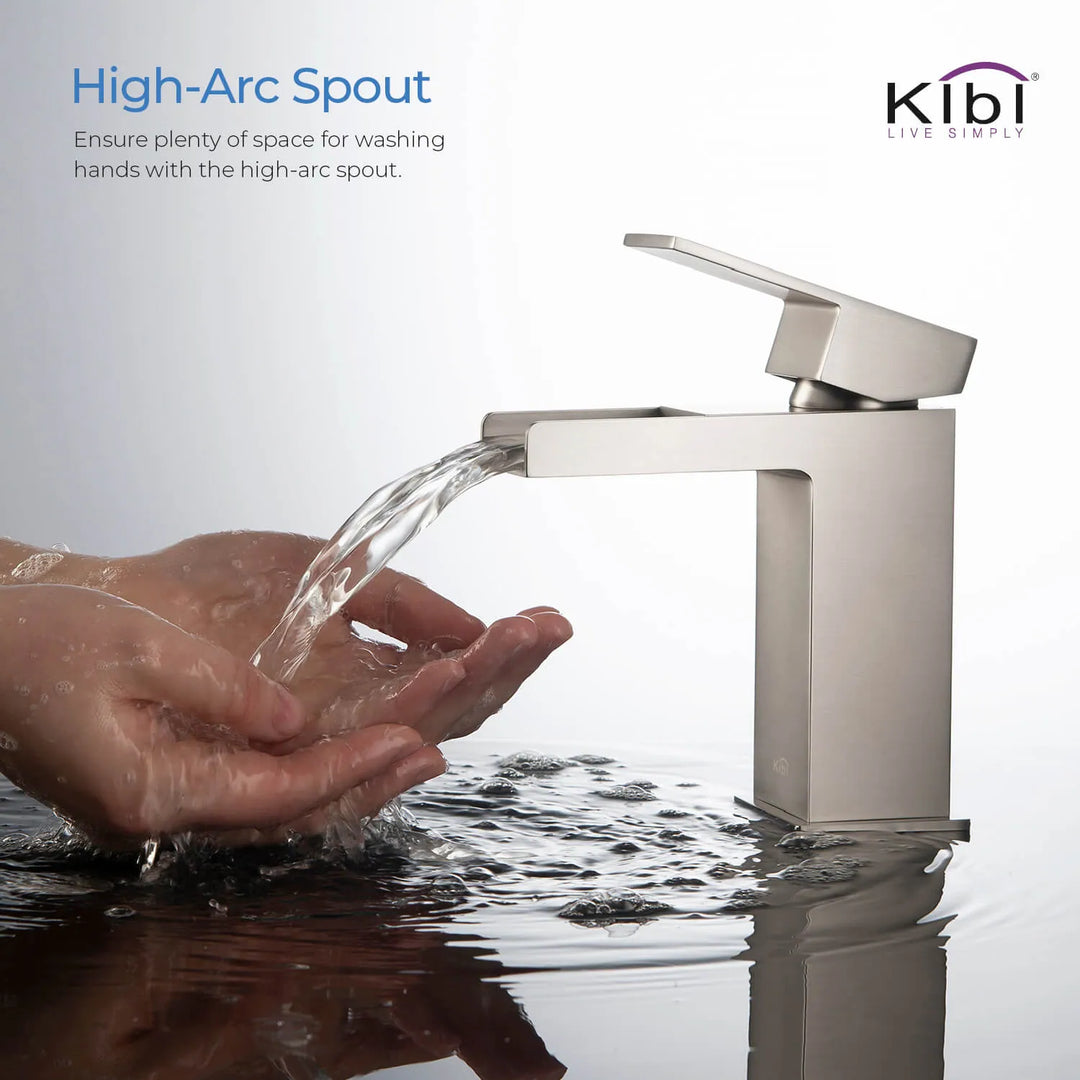 Waterfall Single Handle Bathroom Faucet