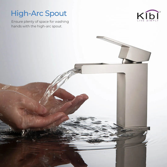 Waterfall Single Handle Bathroom Faucet