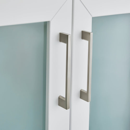 96-Inch Double Sink Bathroom Vanity Set with Engineered Marble Top and Free Mirror - 96 X 18.5 X 36 Inches