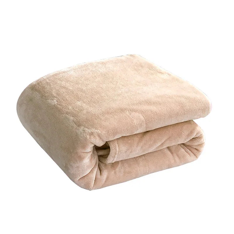 Cozy Microfiber Extra Soft Solid Color Throw Bed Blanket