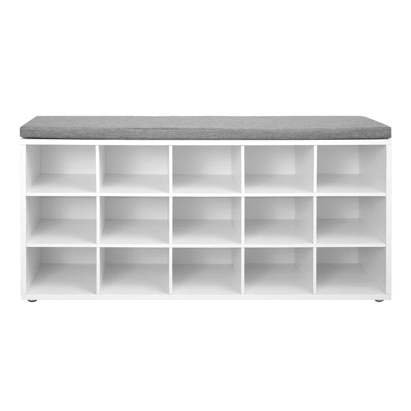 Jurina 15 Pair Shoe Storage Bench