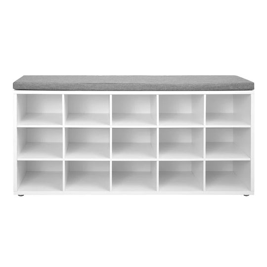 Jurina 15 Pair Shoe Storage Bench