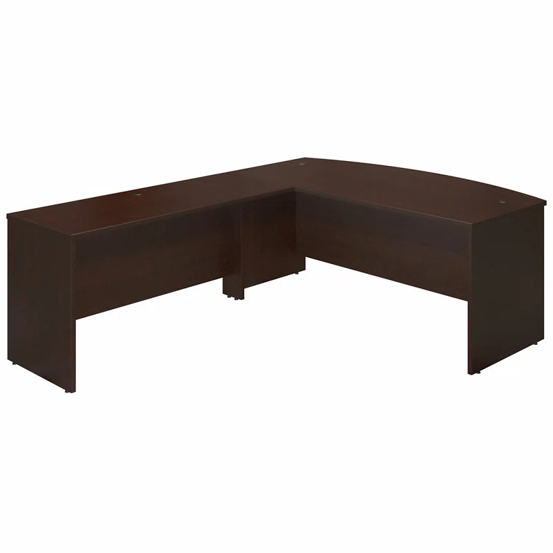 Series C Elite 72W X 36D Bow Front L Shaped Desk with 60W Return