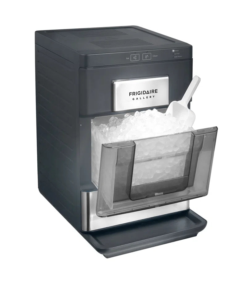 Gallery, 33 Lbs. Countertop Ice Maker, Stainless Steel Accents, Nugget Shaped Ice