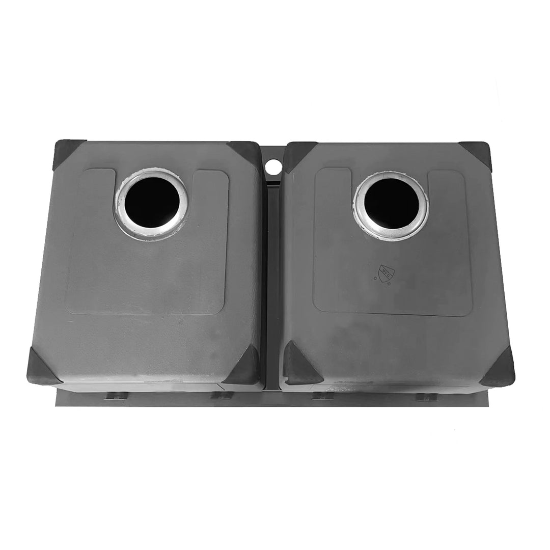 Drop in Double Bowl 304 Stainless Steel Kitchen Sink