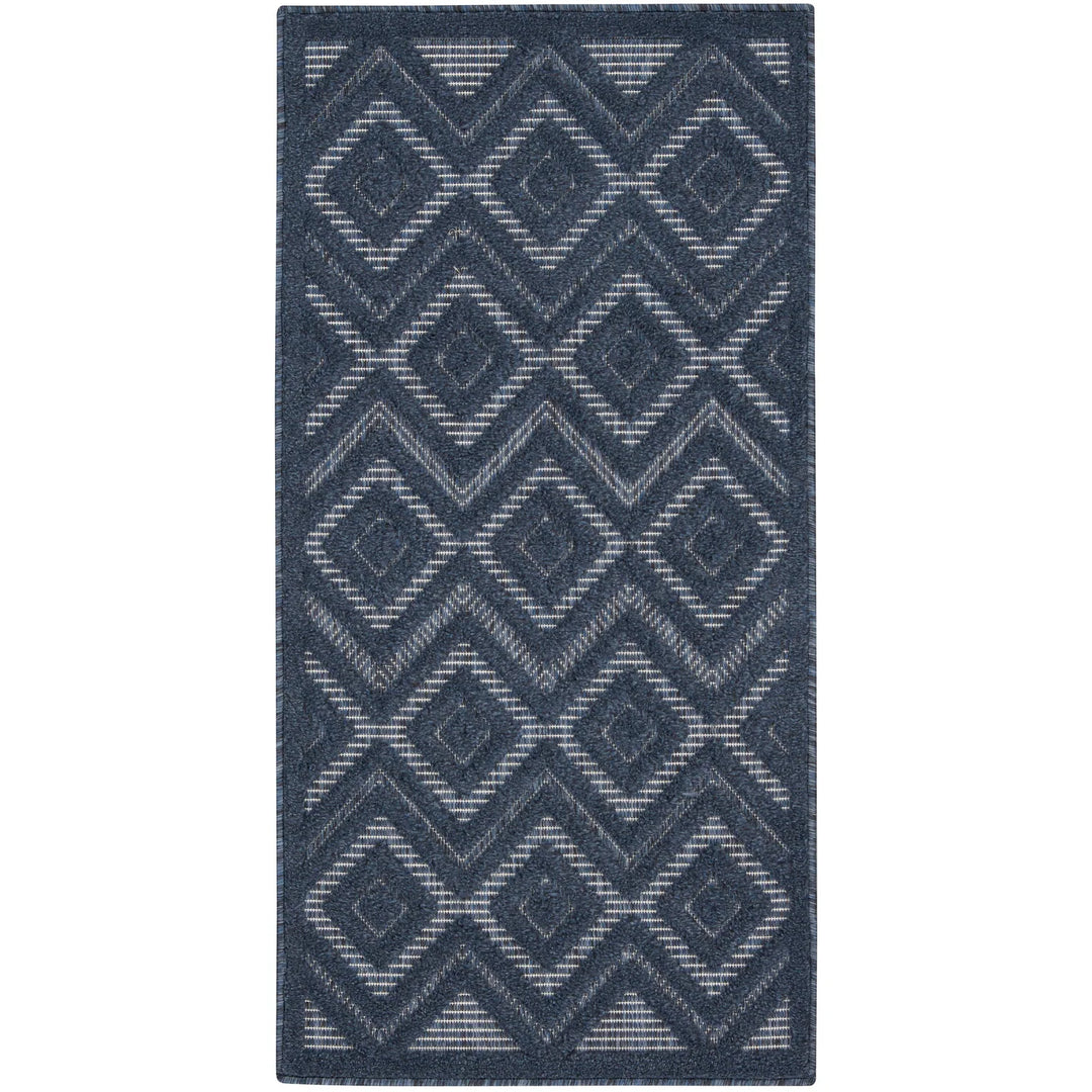 Versatile Indoor/Outdoor Geometric Flatweave Area Rug