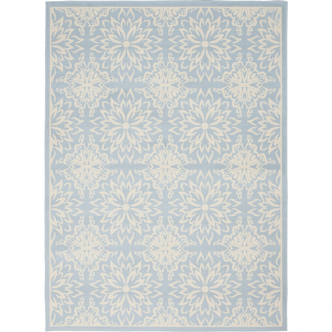 Jubilant Floral Medallion Area Rug
