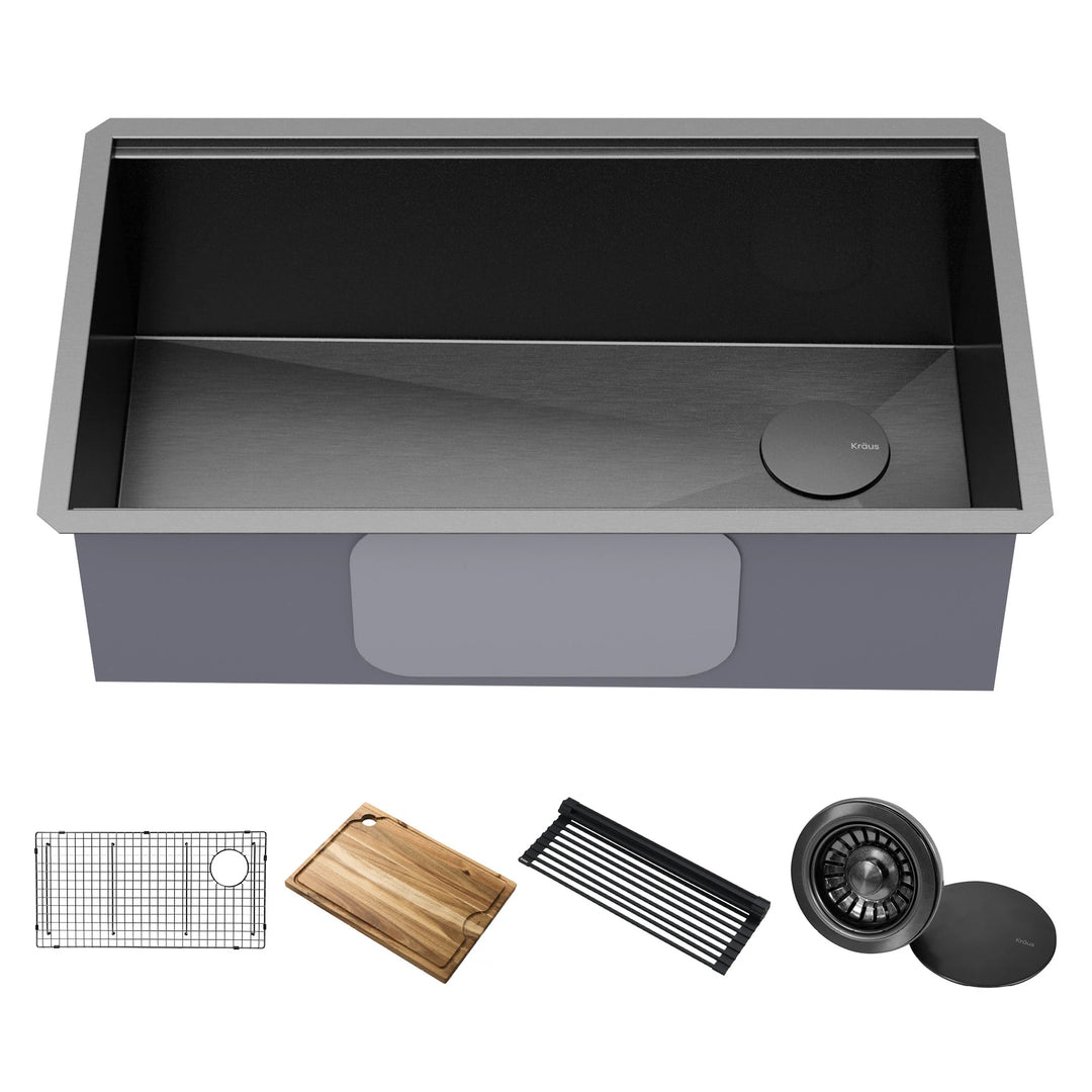Kore Workstation Undermount Stainless Steel Kitchen Sink