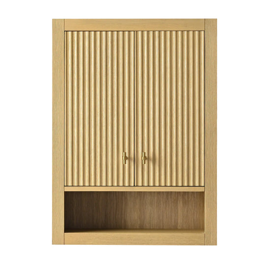 24 "Wall Mounted Bathroom Storage Cabinet with Soft Close Doors