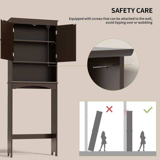 Bathroom Storage Cabinet, Toilet Storage Cabinet, Bathroom Shelf over the Toilet, Space Saver Toilet