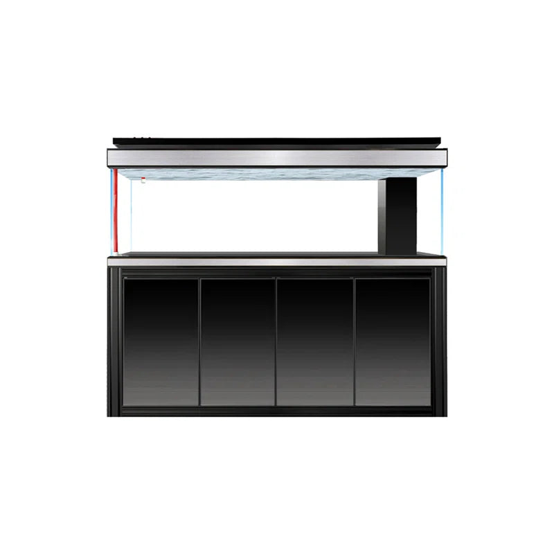 Black Large Minimalist Rectangular Aquarium Tank