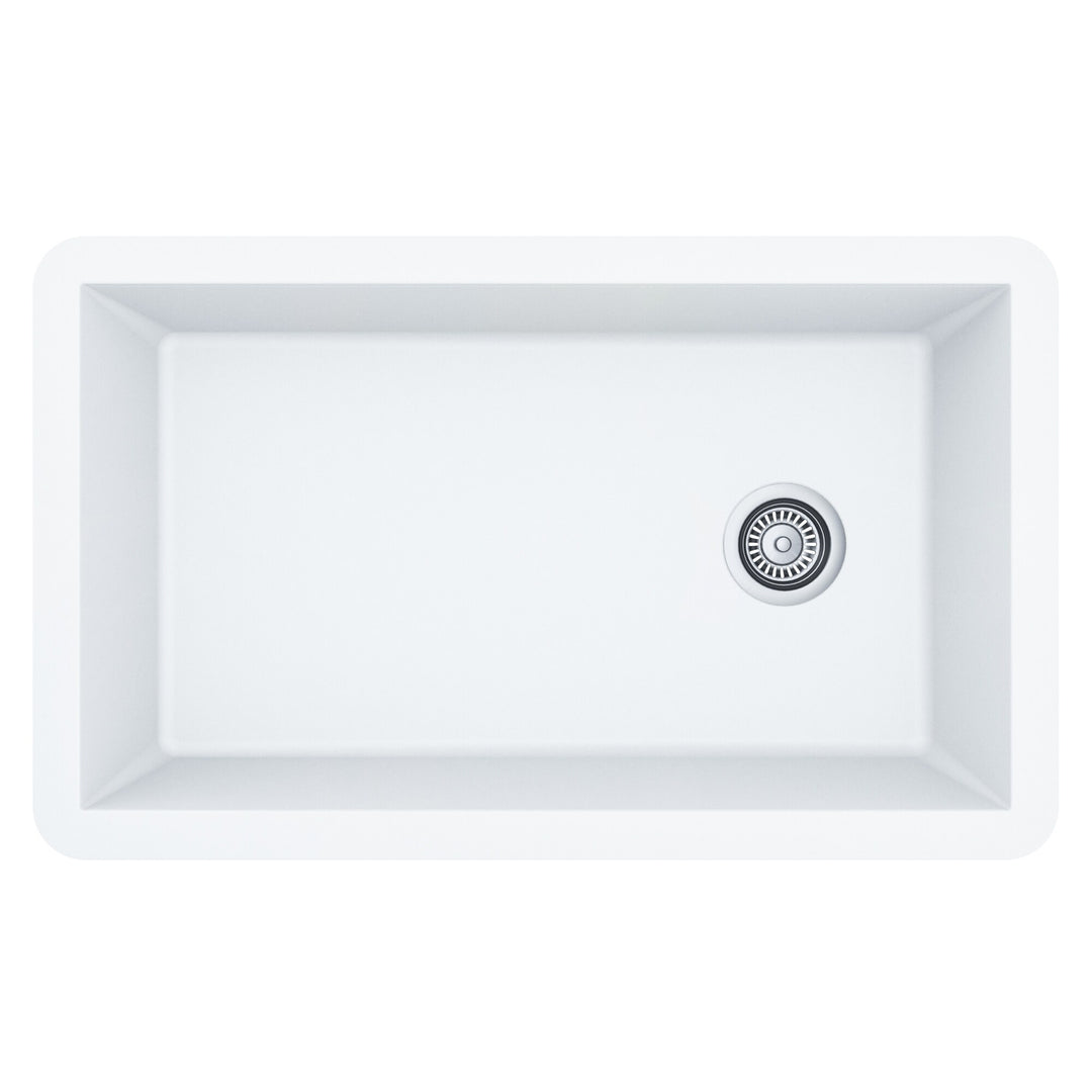 Undermount Quartz Single-Bowl Kitchen Sink