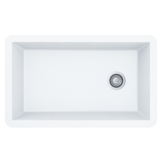 Undermount Quartz Single-Bowl Kitchen Sink