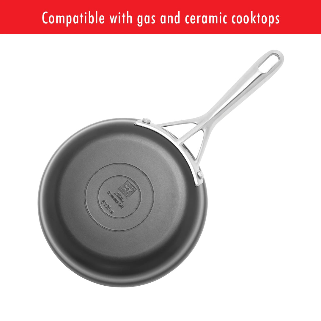 Motion Nonstick Hard-Anodized 10-Piece Cookware Set in Grey, Dutch Oven, Fry Pan, Saucepan - 10-Pc