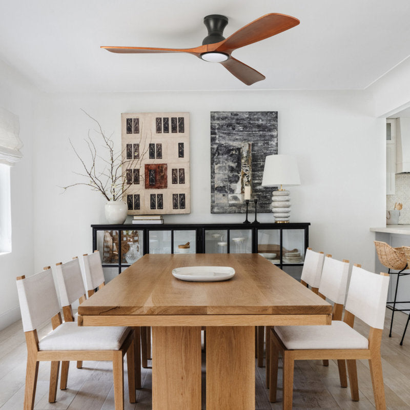 Karlena 52'' Ceiling Fan with Light Kit and Remote Control