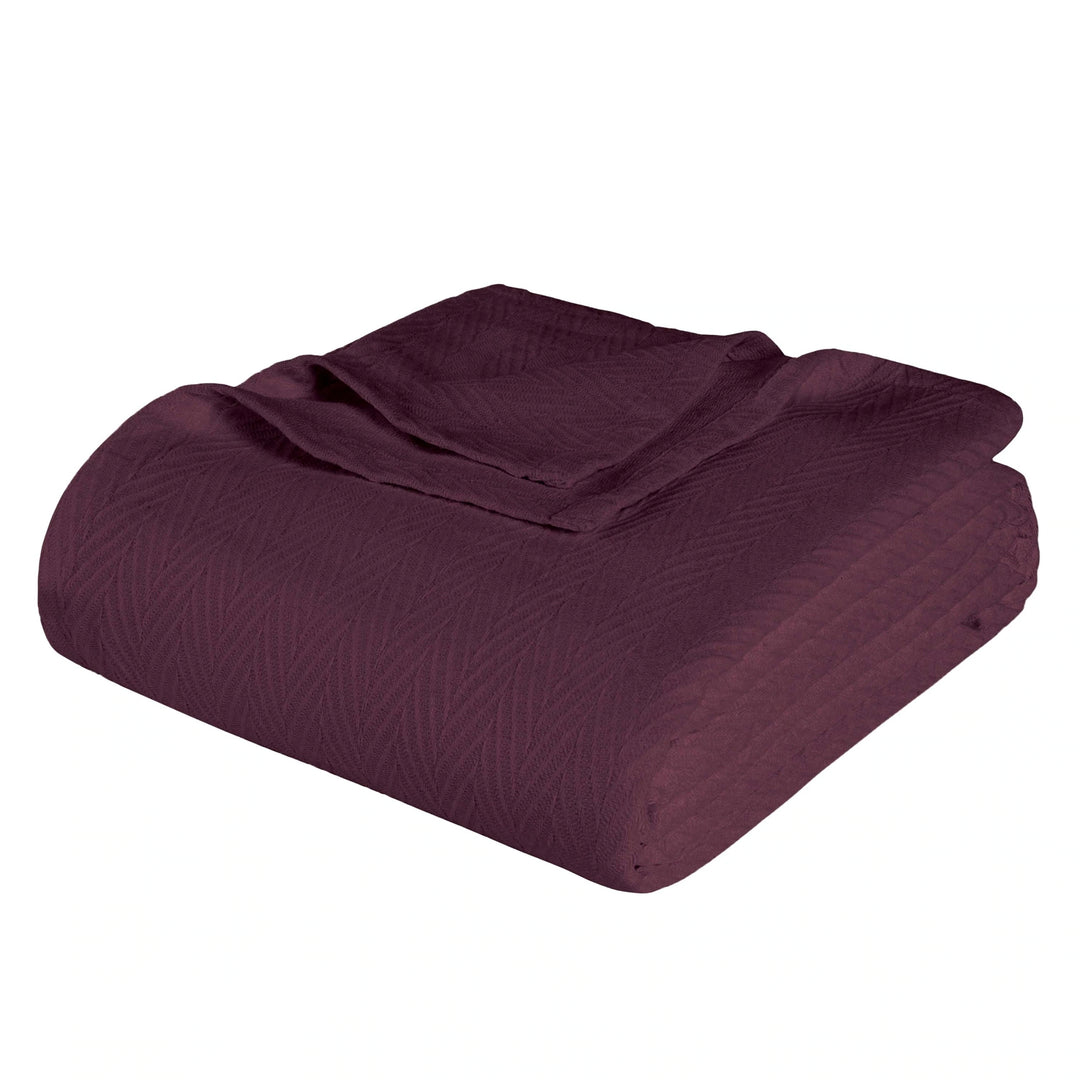 Metro Zig-Zag Chevron All-Season Bedding Cotton Blanket