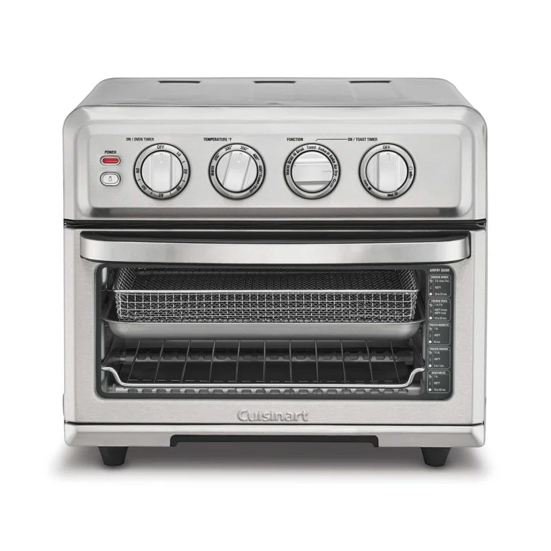 Air Fryer + Convection Toaster Oven, 8-In-1 Oven with Bake, Grill, Broil & Warm Options