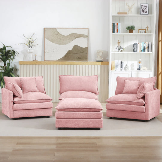 Modular Sectional Sofa, 102 Inch L Shaped Couch Set for Living Room