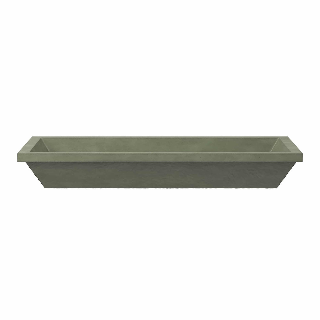 Arcata Nativestone Concrete Undermount Trough Bathroom Sink
