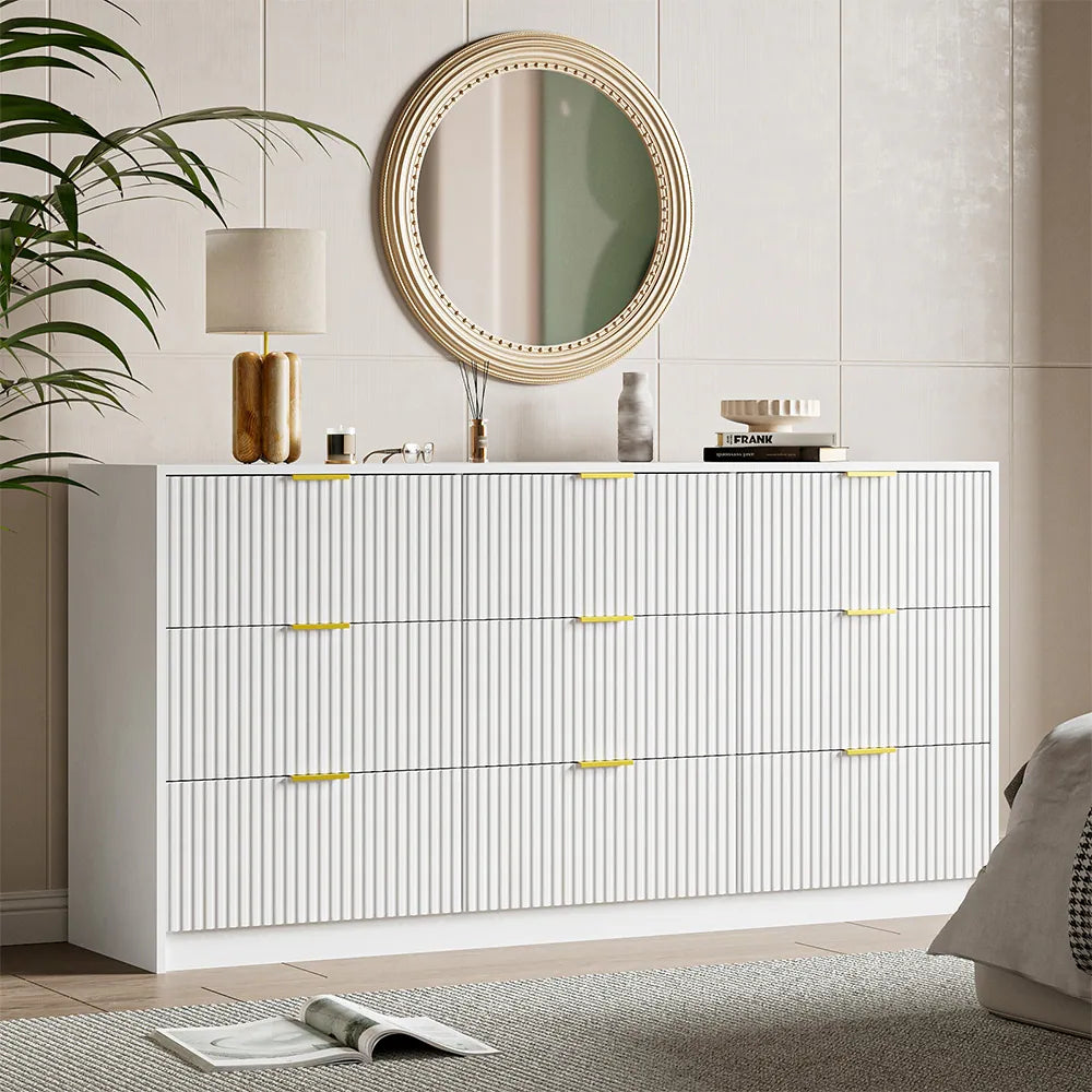 9-Drawer Dresser 63" W