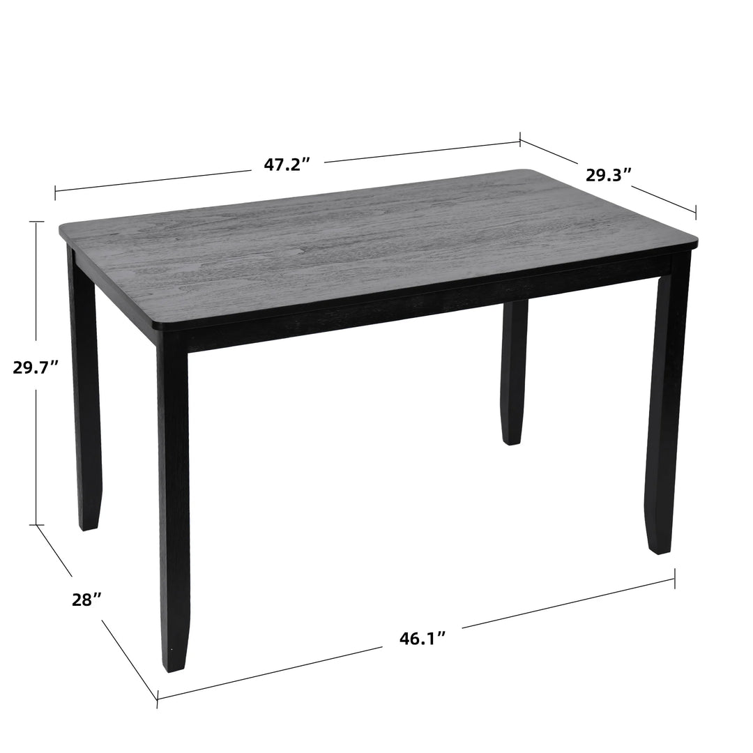 Solid Wood 47" Length Dining Room Table (Chairs Not Included)