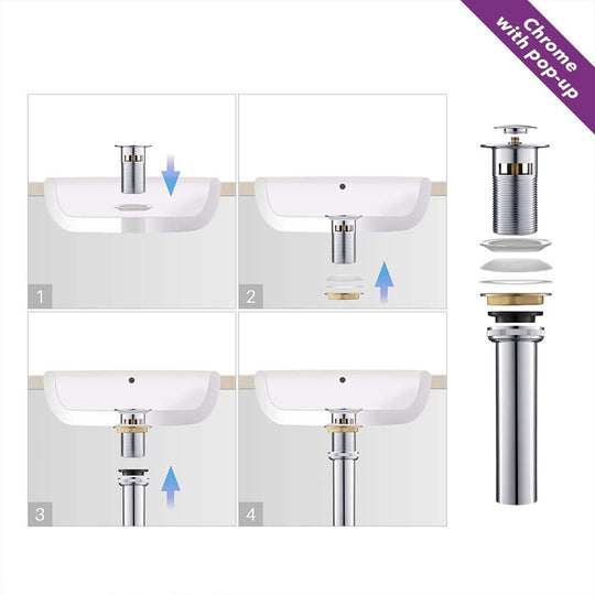 Luxury Single Hole Bathroom Faucet