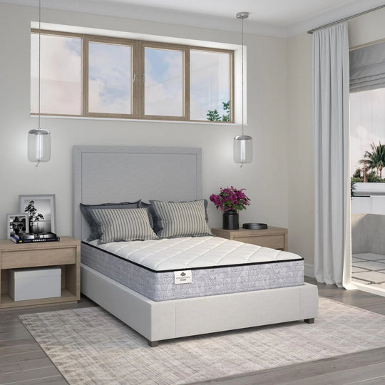 Prime Parkman Firm Innerspring Multi-Layered Comfort Cool Quilted Top 12-Inch Luxury Mattress with Set Option