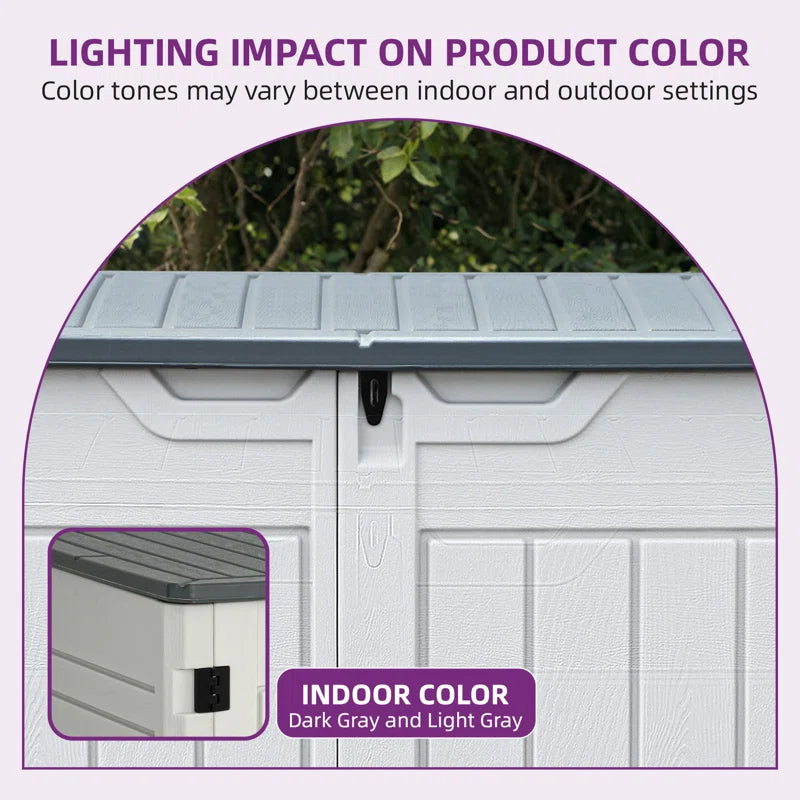 4.25 Ft. W X 2.4 Ft. D Resin Storage Box