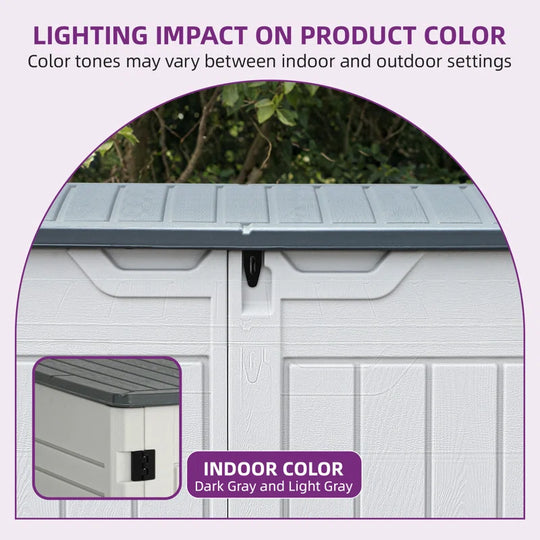 4.25 Ft. W X 2.4 Ft. D Resin Storage Box