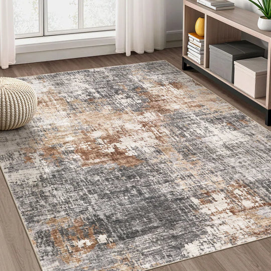 Dagmar Area Rug Living Room Rugs - Large Soft Indoor Neutral Modern Abstract Low Pile Washable Rug Carpet for Bedroom Dining Room Farmhouse Home Office