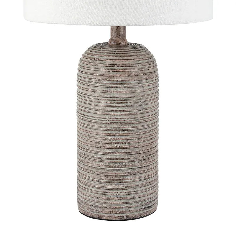 Farmhouse Table Lamp Set with LED Bulbs (Set of 2) - W10.5 X H18.5 Inch