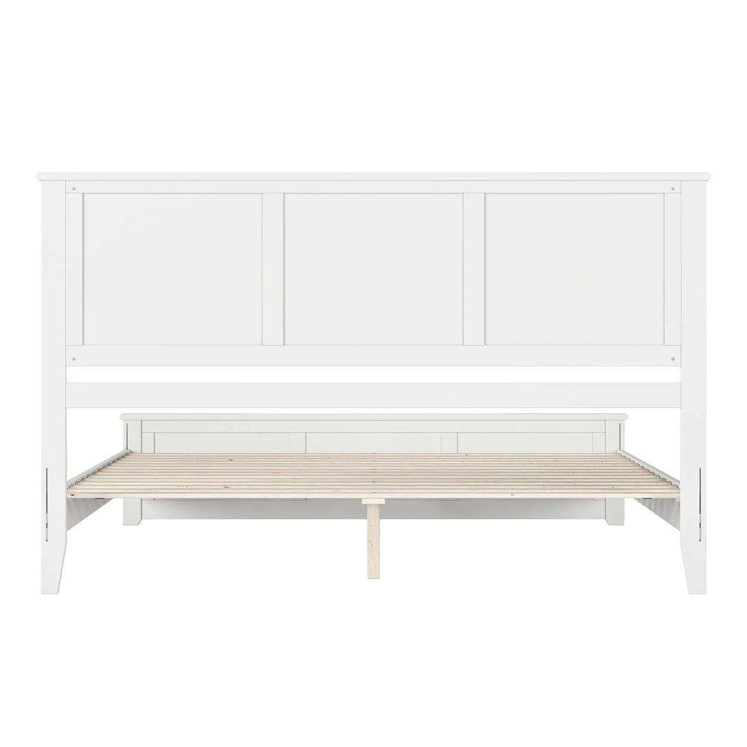 Charlotte Solid Wood Low Profile Platform Bed with Matching Footboard