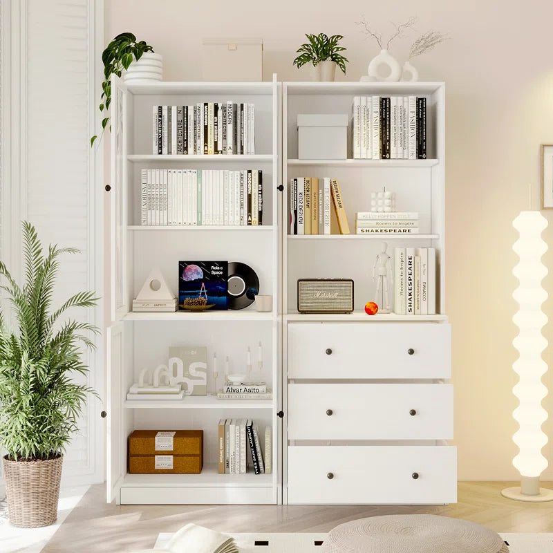 Kitchen Pantry Storage Cabinet, White(47.2"W X 71"H X 17.7"D)