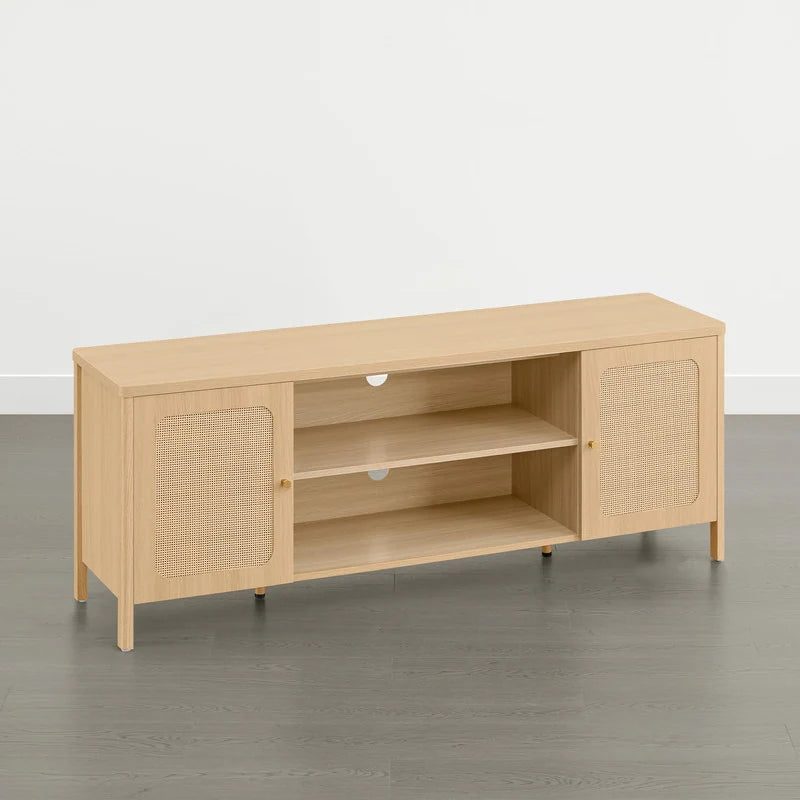 62" Bohemian TV Stand Modern Media Console Entertainment Center
