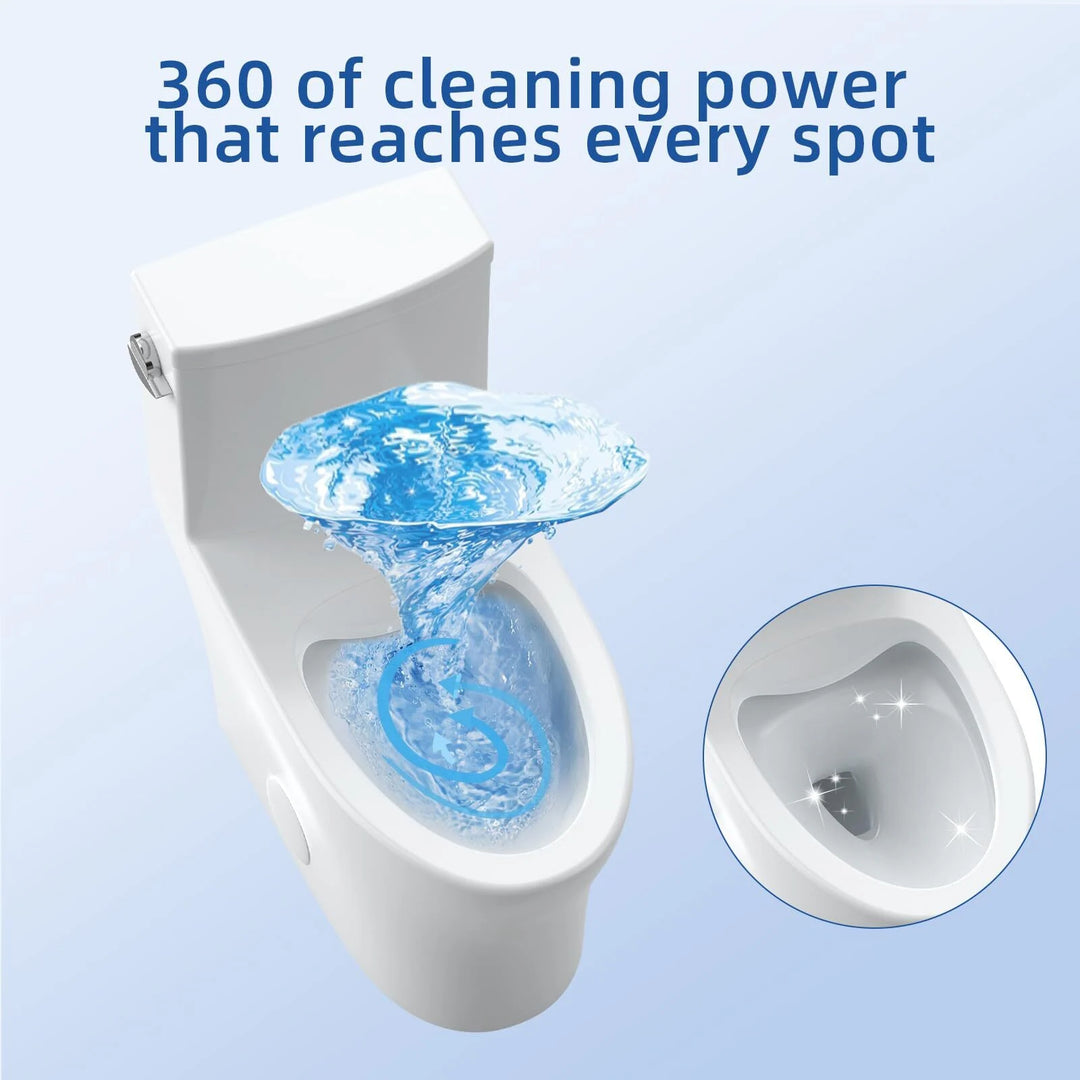 Elongated Toilet for Bathrooms - One Toilet 2100