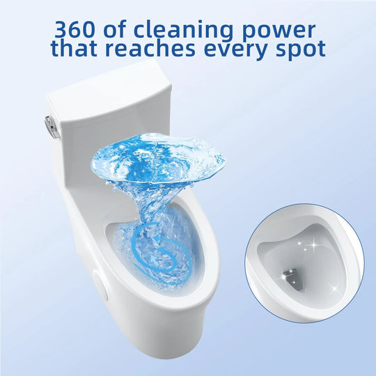 Elongated Toilet for Bathrooms - One Toilet 2100