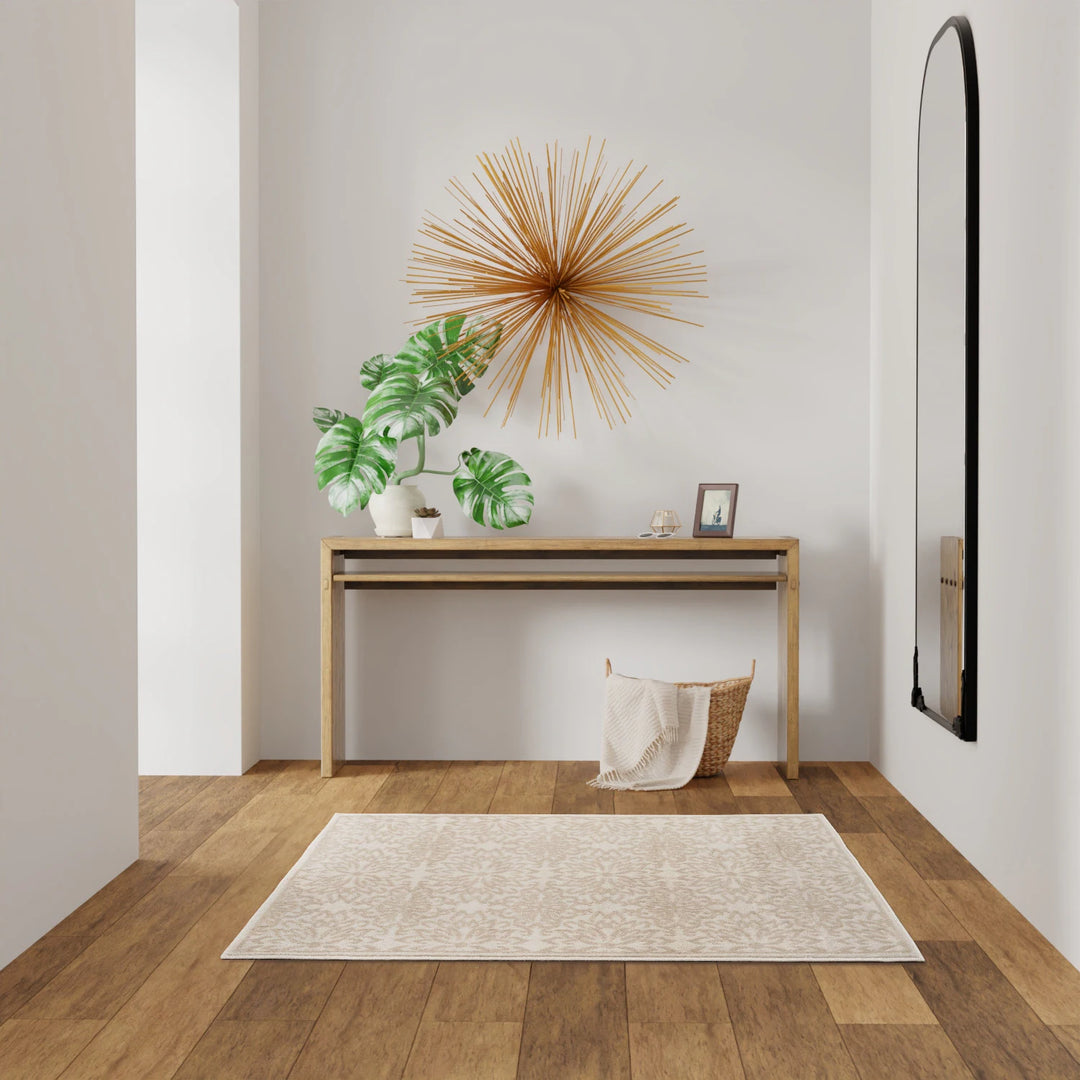 Jubilant Floral Medallion Area Rug