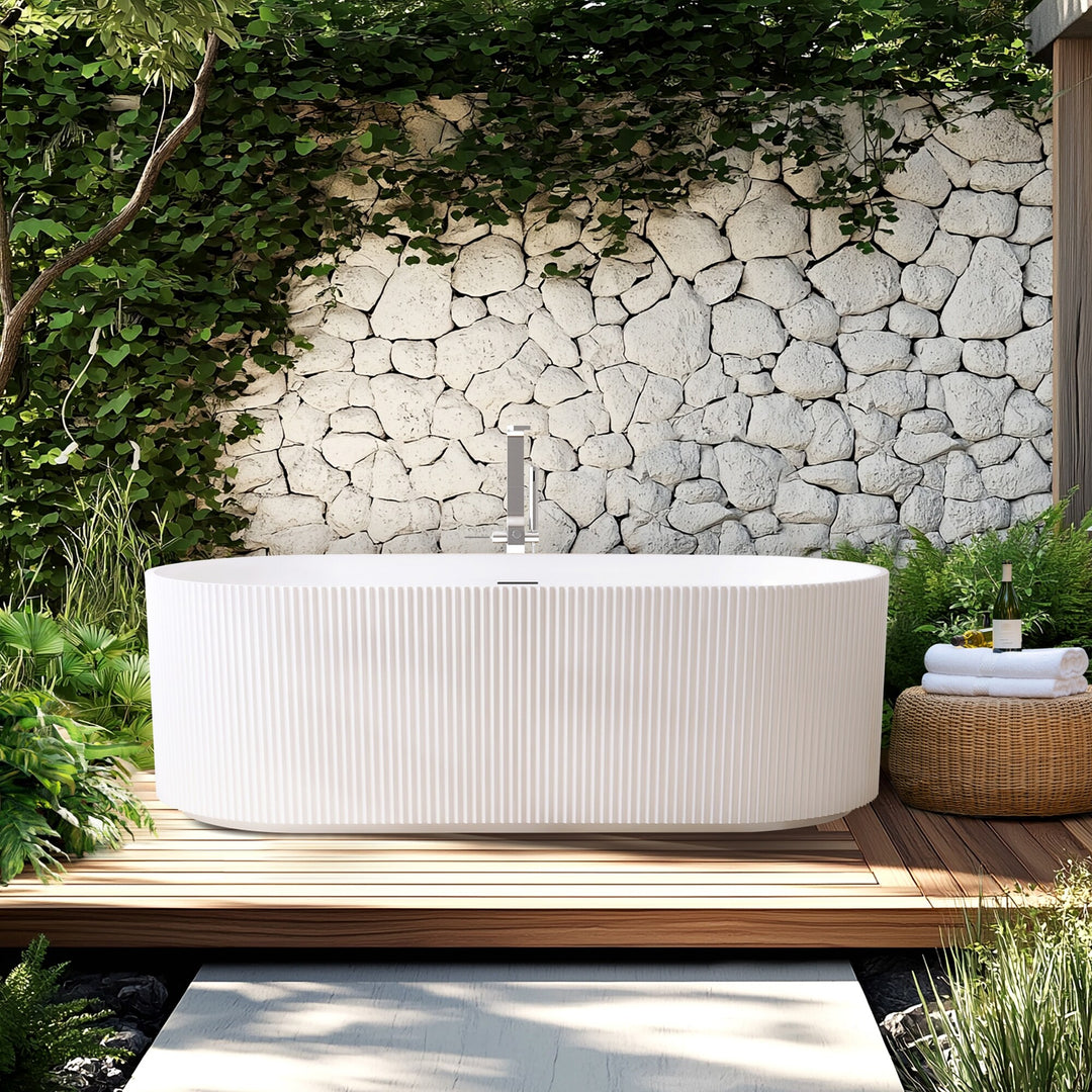 Linyi Freestanding Acrylic Soaking Bathtub