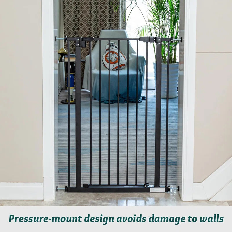 Carion Metal Adjustable Pressure Mounted Pet Gate