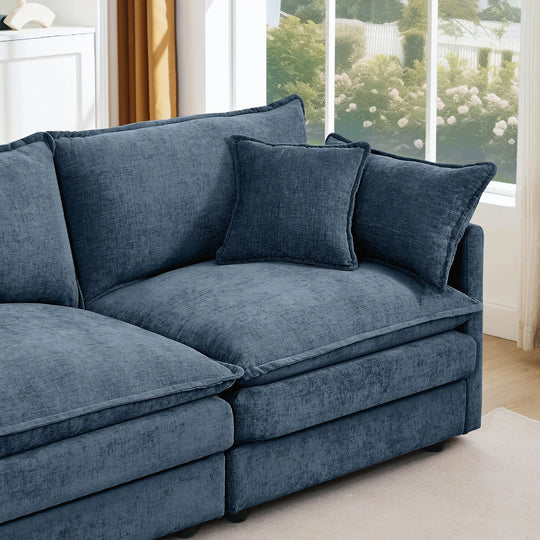 Modular Sectional Sofa, 102 Inch L Shaped Couch Set for Living Room