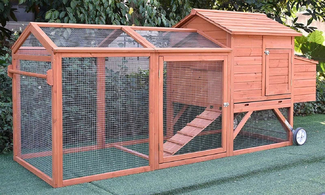 Aynsley 19 Square Feet Chicken Coop with Chicken Run for up to 4 Chickens