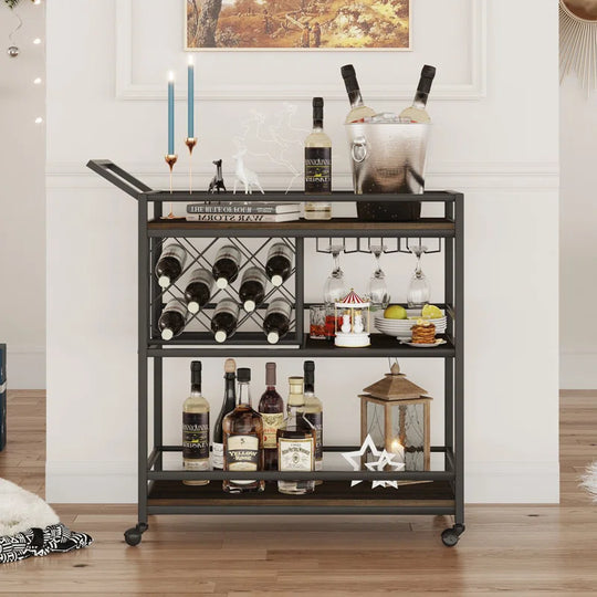 Guinna Metal Bar Cart