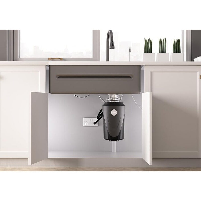 New 33"X22" Stainless Steel Waterfall Kitchen Sink with Temperature Display in Fahrenheit, Pull-Down, KS2206L-PRO