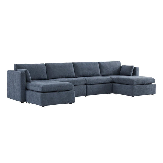 Mia Oversized Modular Sectional Fabric Sofa