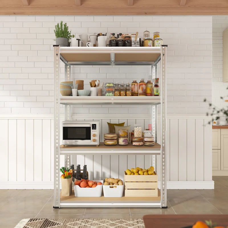 40“W Garage Shelving Unit Adjustable Heavy Duty Storage Shelves, Galvanized